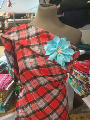Fabric Handmade Brooch Buttonhole New