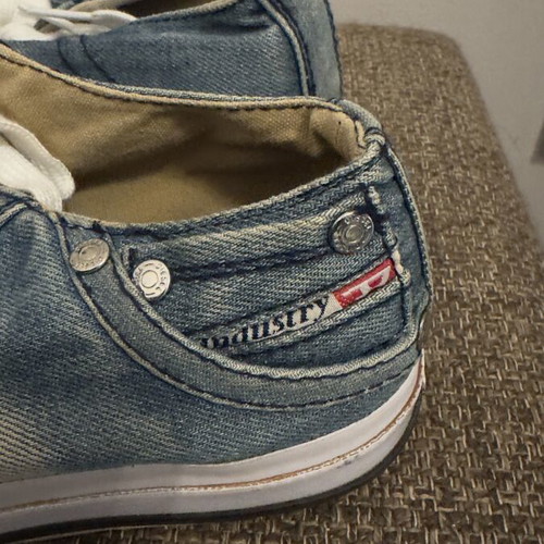 Diesel shoes used, size 37, white and blue