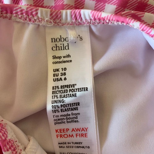 nobodys child plaid swimsuit M