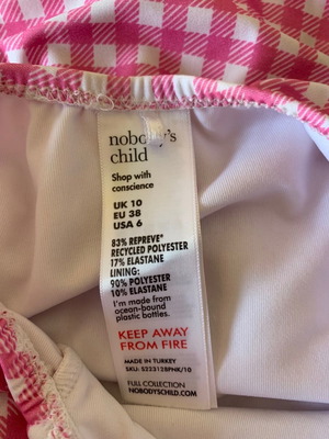 nobodys child plaid swimsuit M