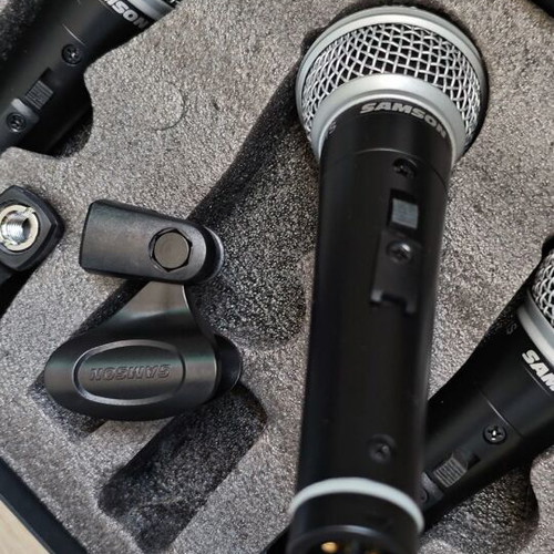Samson R21 dynamic cardioid microphone set of 3, new