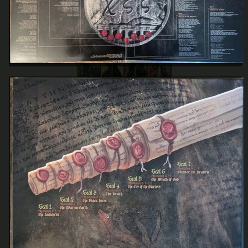 X Ξ Σ The Seven Seals Of The Apocalypse vinyl LP album limited edition green/blue new
