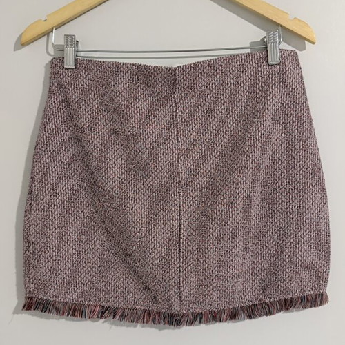 Zara mini skirt like new, size small, pink multicolor