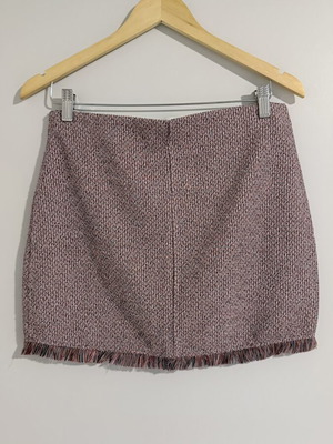 Zara mini skirt like new, size small, pink multicolor