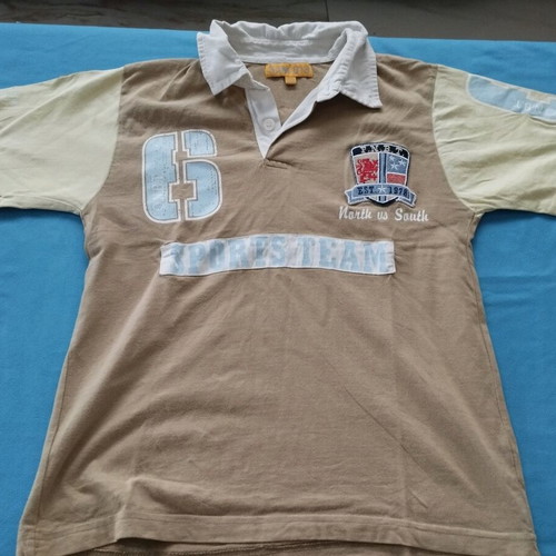 Sam 0-13 Polo kids shirt No. 8 like new, 100% cotton, sports team