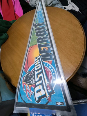 Detroit Pistons NBA pennant XXL