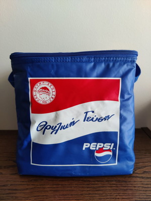 Vintage Cooler Bag Olympiacos x Pepsi like new