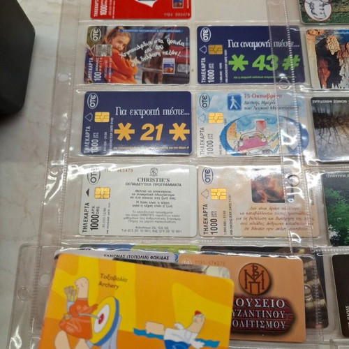 OTE phone card collection like new, over 100 pieces