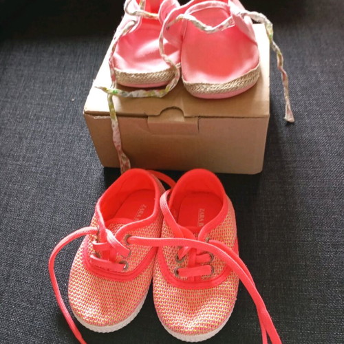 Zara baby shoes like new, sizes 17/18 and 19