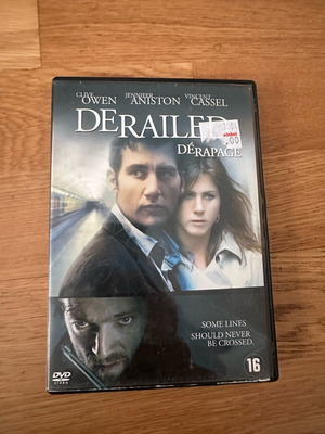 Derailed DVD used, crime thriller with Greek subtitles