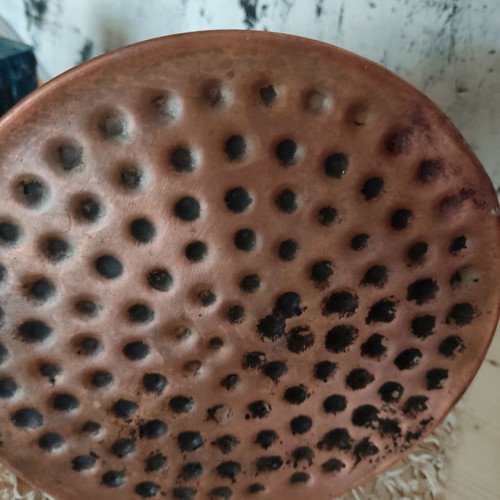 Copper old jug used 30 cm