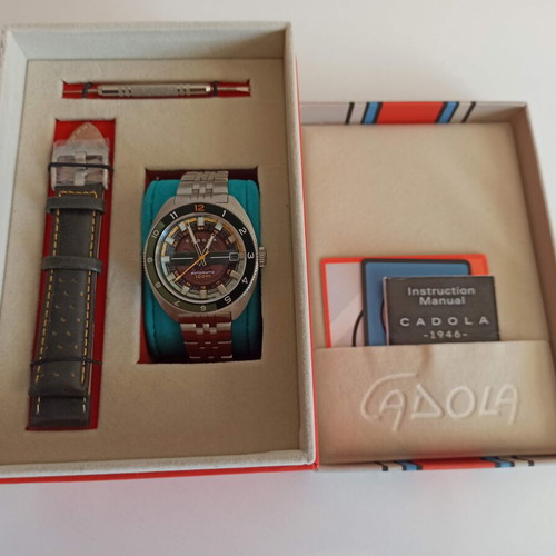 Cadola men's automatic watch like new, limited edition, green