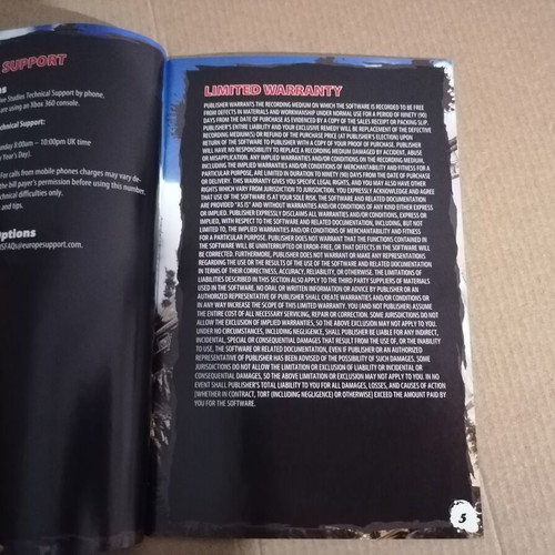 Pure Xbox 360 game manual in English and 5 other languages