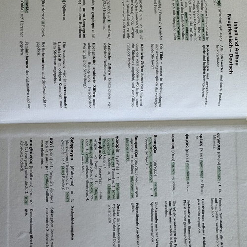PONS German-Greek Greek-German Dictionary like new