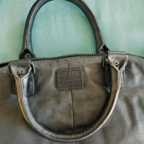 G-Star Raw weekend or city bag like new, leather and canvas