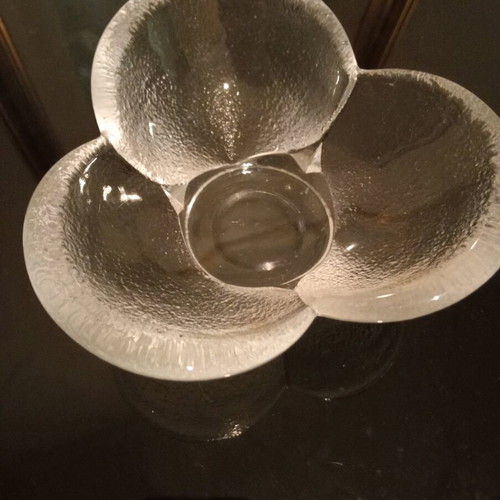 Kosta Boda Sweden Handmade Glass Candleholder Tulip New