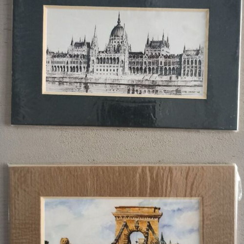 Card postal new, set of 2 with Budapest themes