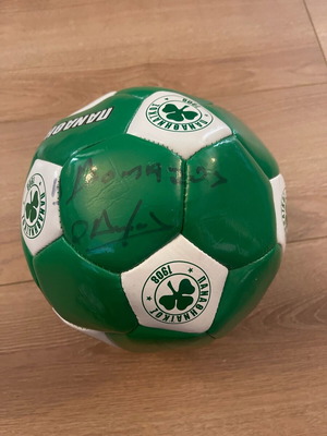 Rare Panathinaikos collectible ball like new with authentic signatures
