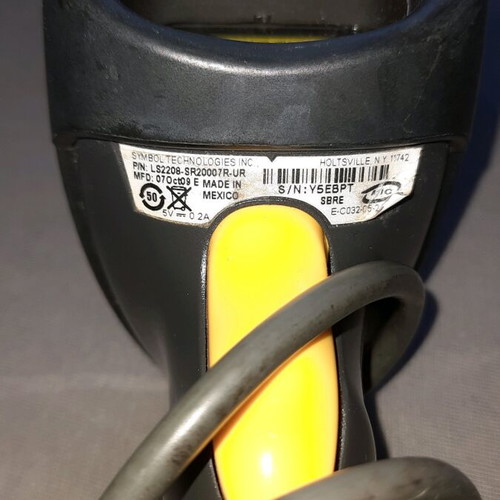 Usb barcode scanner Symbol used