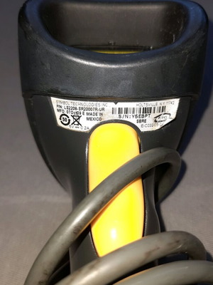 Usb barcode scanner Symbol used
