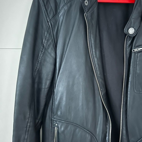 Leather jacket men's like new, size XL
