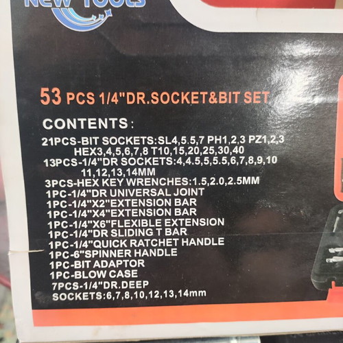 Tool Kit 53 Pieces New