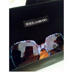 Μπλε λεοπάρ γυαλιά Dolce & Gabbana
