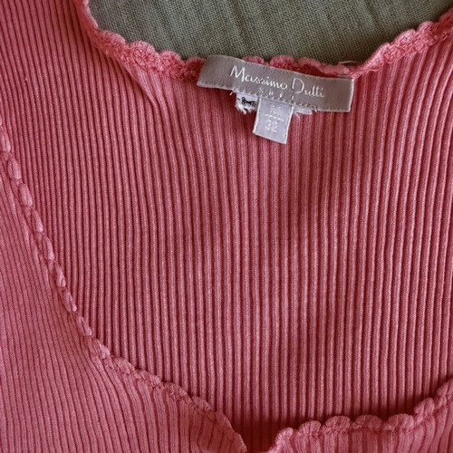 Massimo Dutti set with shorts and sleeveless top used, size 32, blue and pink