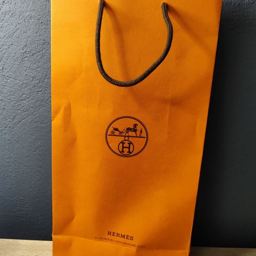 Hermes empty paper bag packaging used