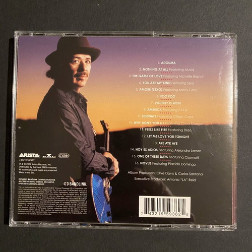 Santana Shaman CD like new, rock