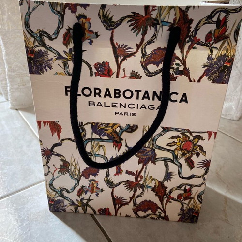 Balenciaga luxury collectible paper perfume bag like new