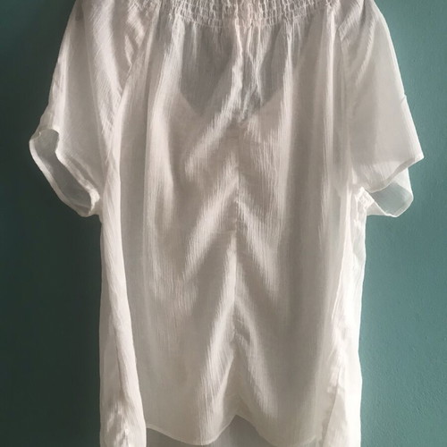 Airy blouse white, new, size XXXL, 100% cotton