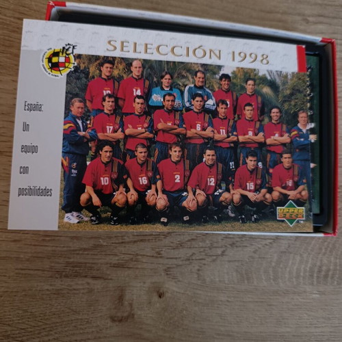 Upper Deck limited edition set used with Selección espanola 1998 cards