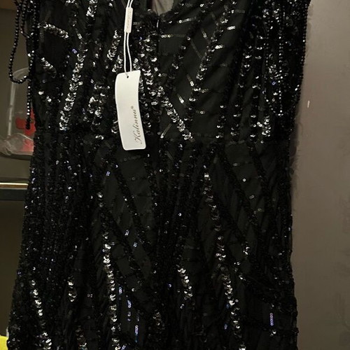 Kadinn Black Maxi Evening Dress XL New with Tags