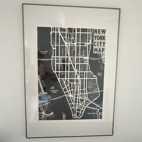Silver frame IKEA like new