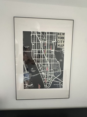 Silver frame IKEA like new