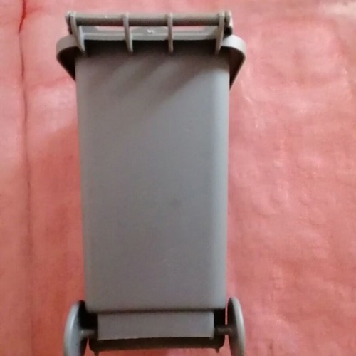 Mini plastic storage bin gray Good Vibes 0.48lt like new