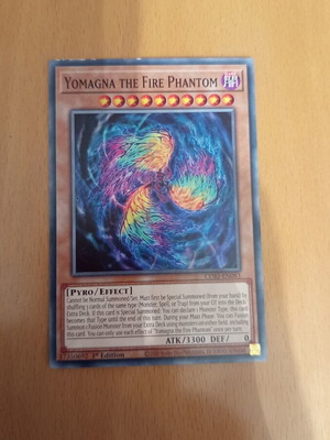 Yu-Gi-Oh Yomagna the Fire Phantom monster card