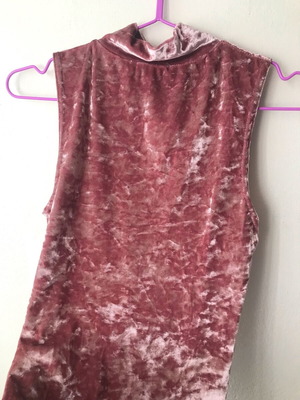 Velvet sleeveless bodysuit sapio milo Ayanapa new