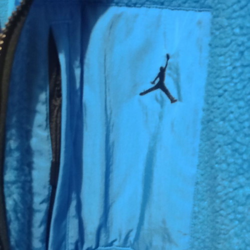 Jordan Flight High-Pile Shearling Jacket new, Photo Blue Black