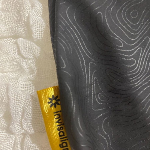 Invisalign commemorative pouch and box packaging