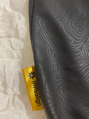 Invisalign commemorative pouch and box packaging
