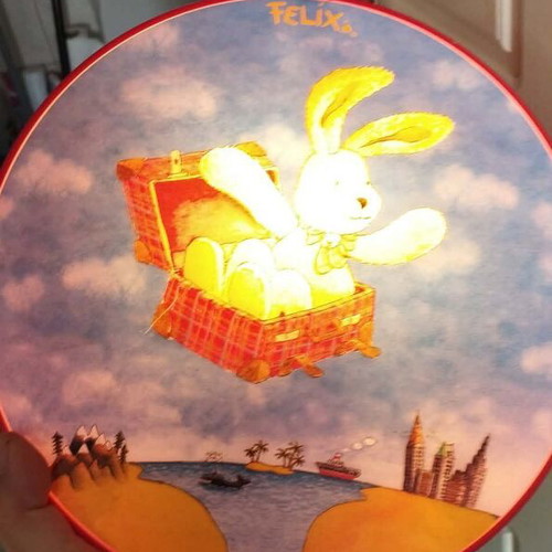 Felix The Toy Rabbit Lamp Music Box made in Germany like new