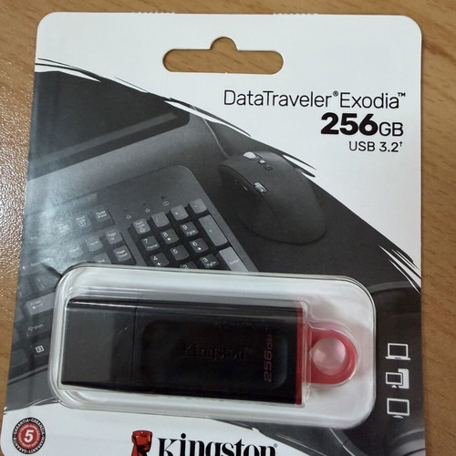 Kingston DataTraveler Exodia 256GB USB 3.2 stick new, black