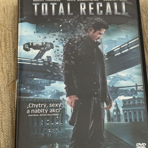 Total Recall DVD movie used with Greek subtitles