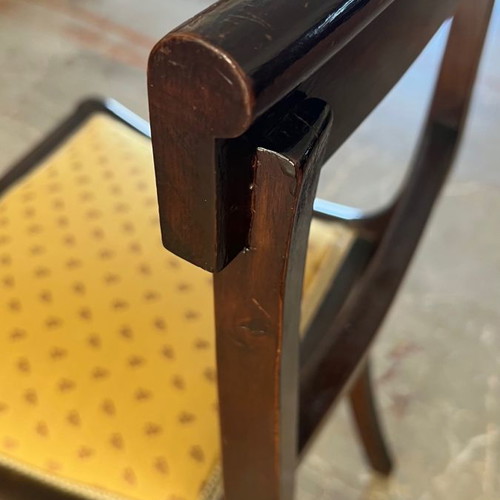Classic salon chairs used, pack of 6