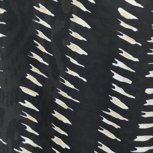 Pants with ethnic tribal patterns used, size XL, black and brown