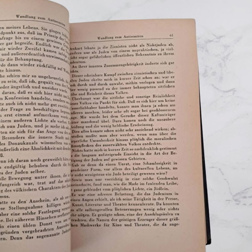 Adolf Hitler Mein Kampf 1943 German edition hardcover