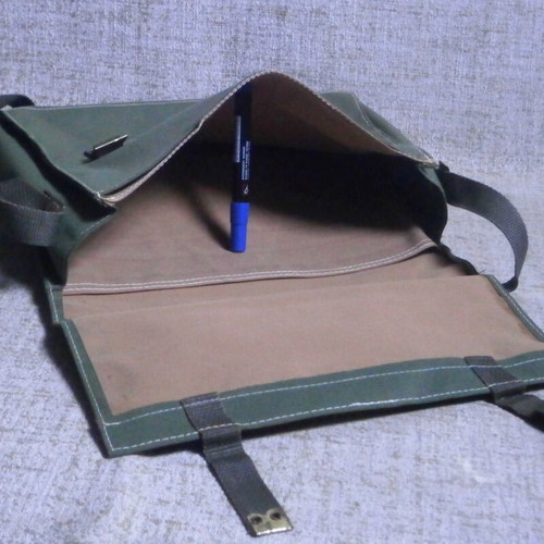 Hatzigiannis school bag new, 1980s militar style
