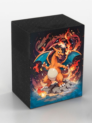 Κουτί Pokemon Charizard κατόπιν παραγγελίας, χειροποίητο 3D εκτυπωμένο